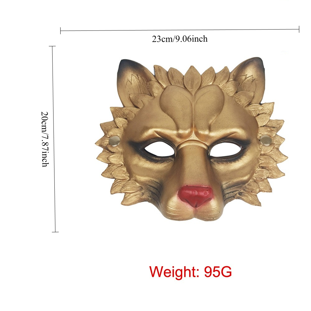Cosplay Props Eva Foam - Volwassen Halloween leeuwenmasker 3D PU-schuim Lichtgewicht