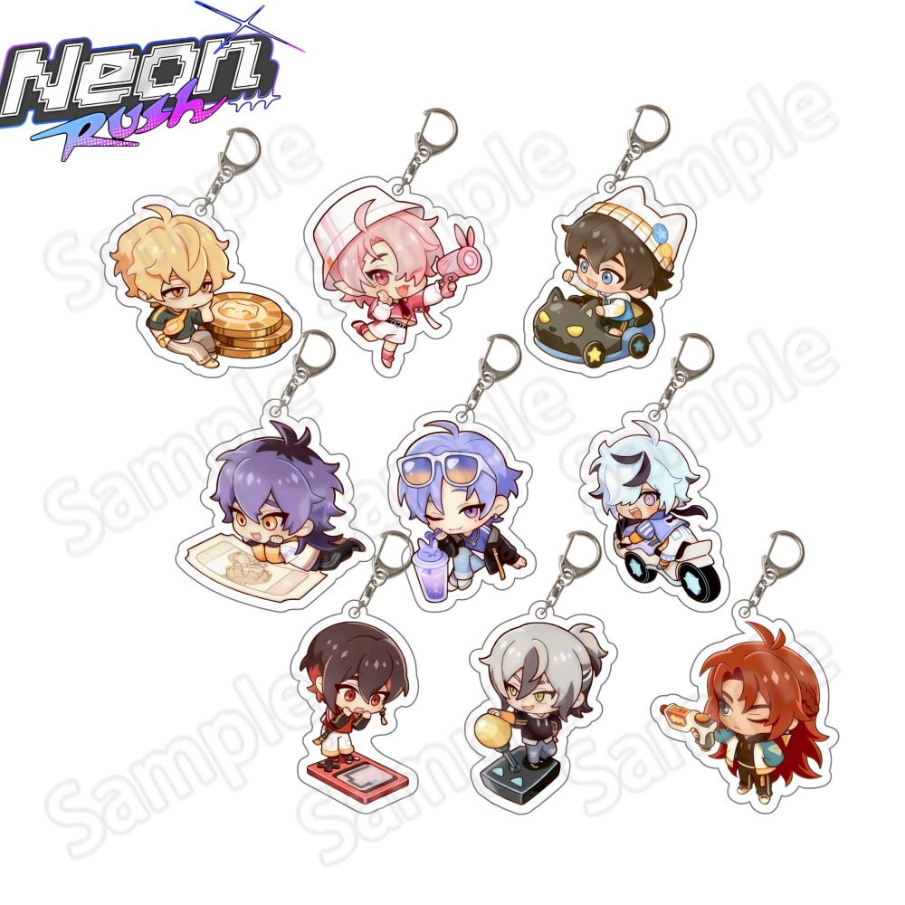 Keyblade Cosplay Prop - 6CM Anime Game Nu: Carnival Sleutelhanger