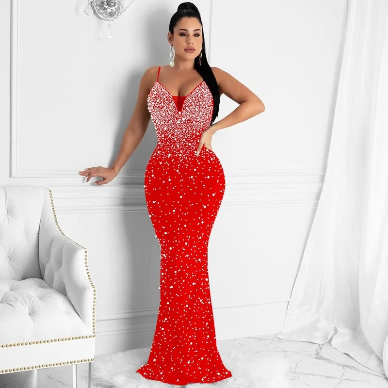 Briar Cosplay Prop - Elegante Kristallen Steentjes Parels Zeemeermin Maxi