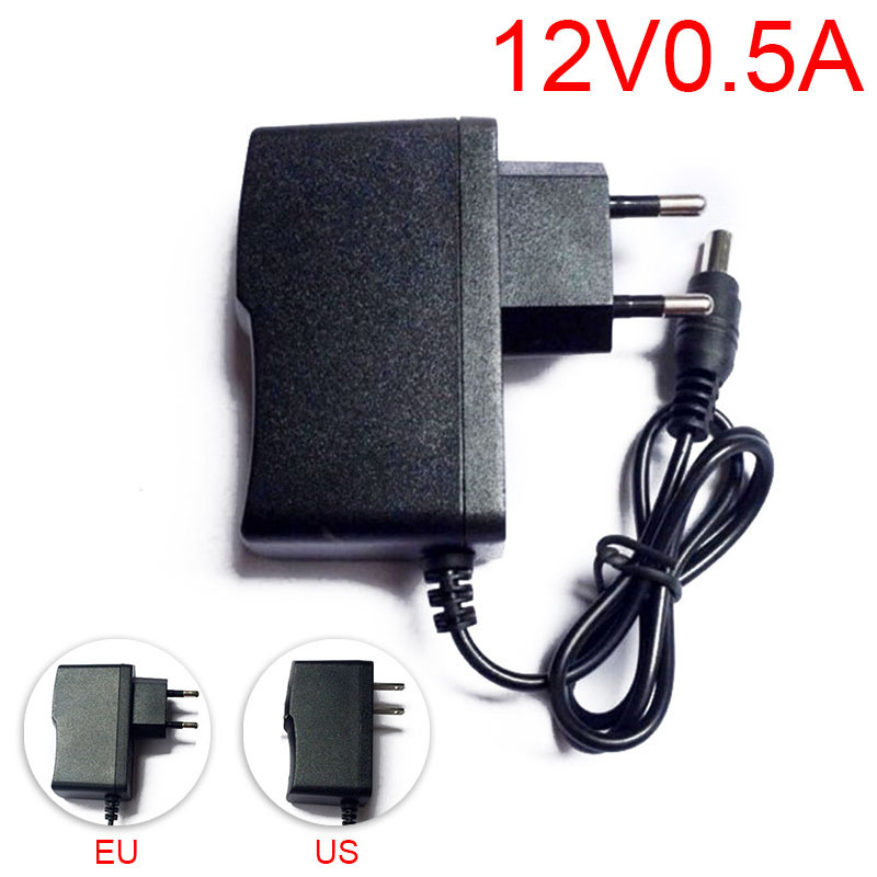 Led El Wire - 12V 0.5A 500mA US EU Plug