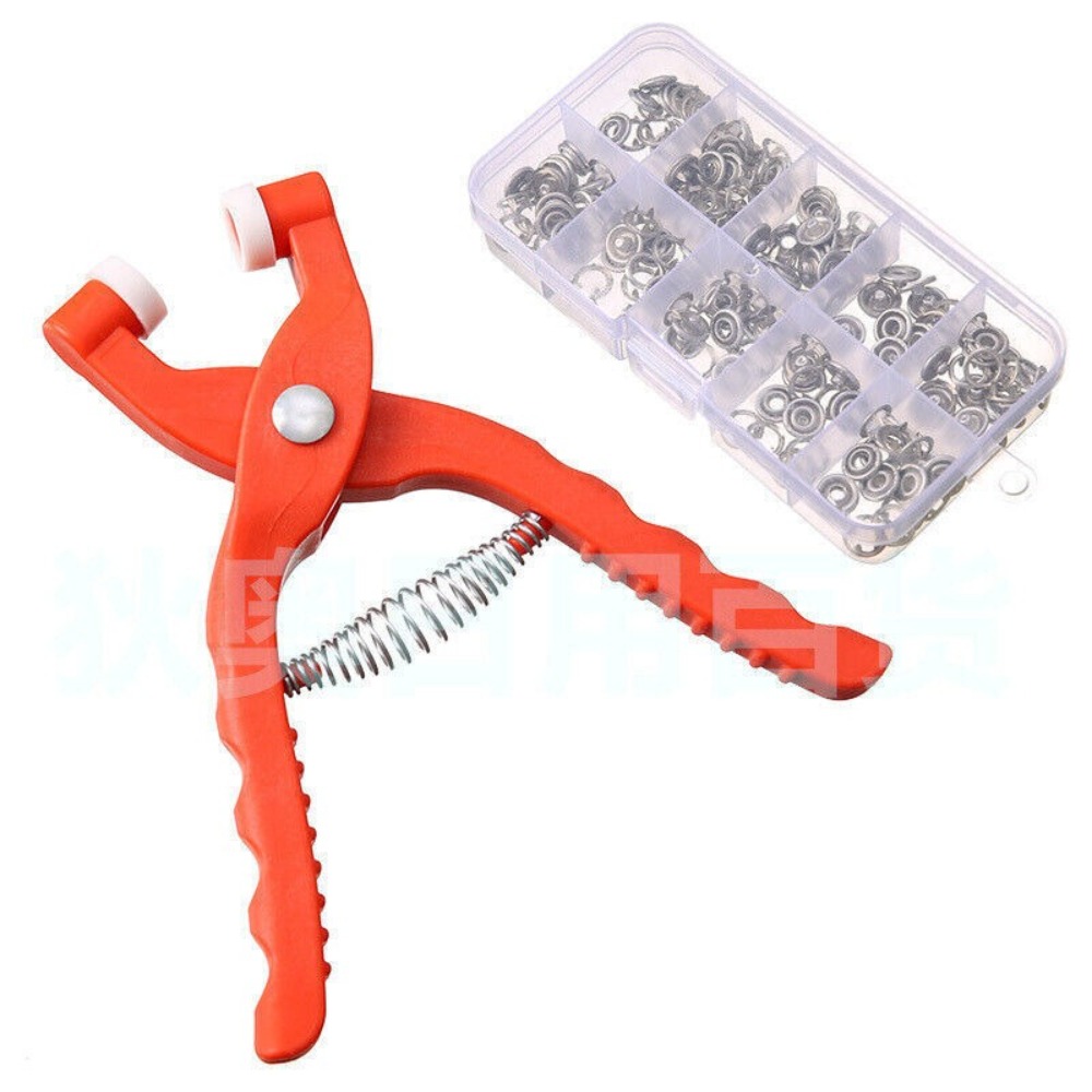 Snap Fastener Set - Krimptang Eye Snapper Haakgereedschap Installatiegereedschap Handgereedschap