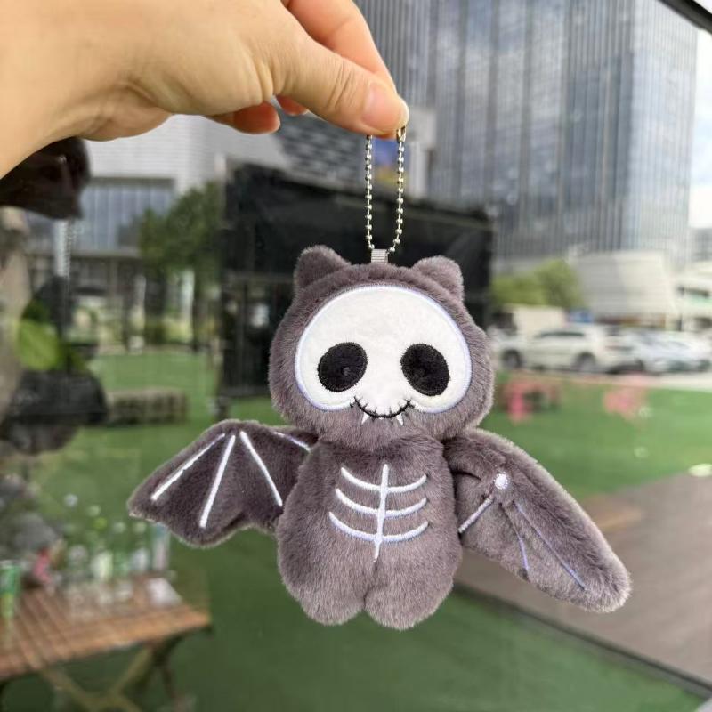 Cosplay Bat Prop - Halloween vleermuisskelet pluche sleutelhanger rugzak hangende