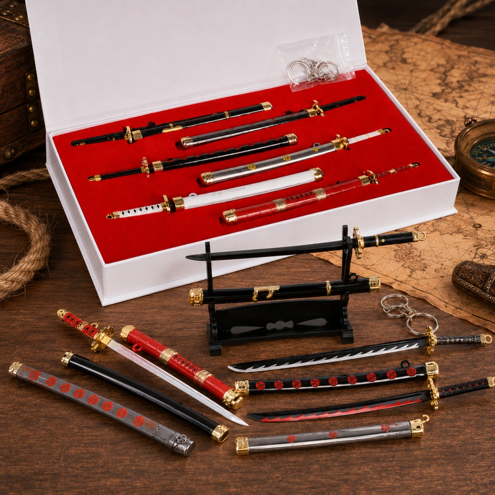 Cosplay Prop Dagger - Anime One Piece Zoro Zwaard Sleutelhanger