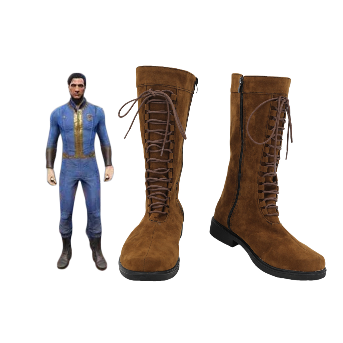 Fallout Cosplay Prop - Fallout 4 Vault Suit Cosplay Schoenen