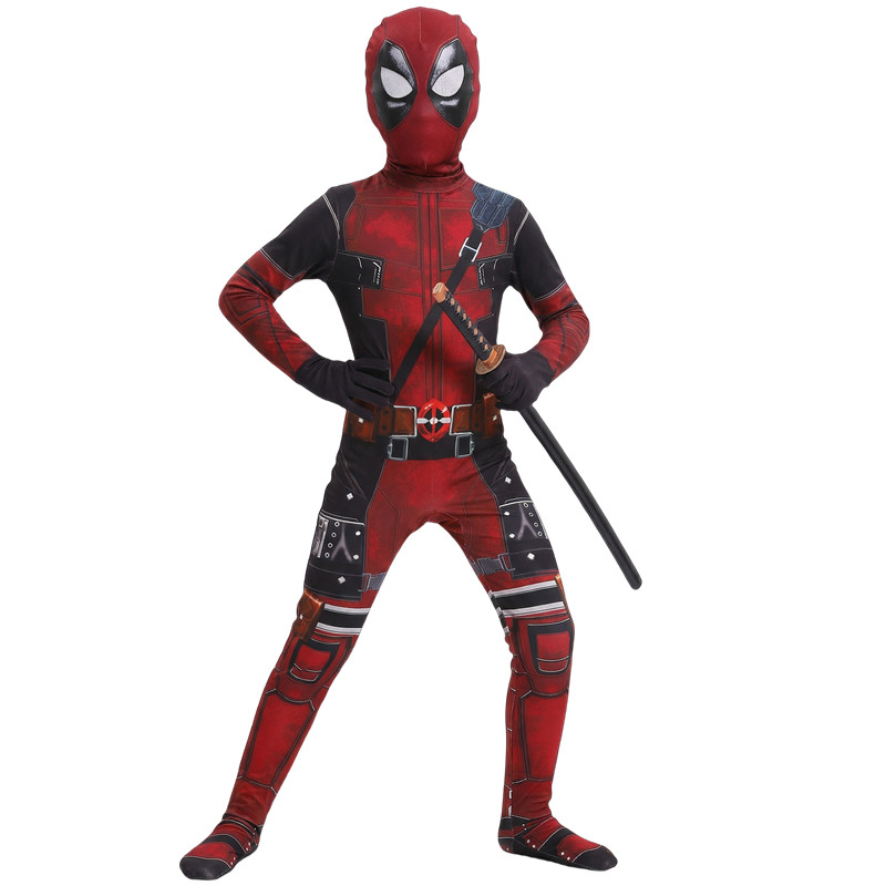 Cosplay Prop Dagger - 3-12Y Deadpool-kostuum voor kinderen met zwaardtas