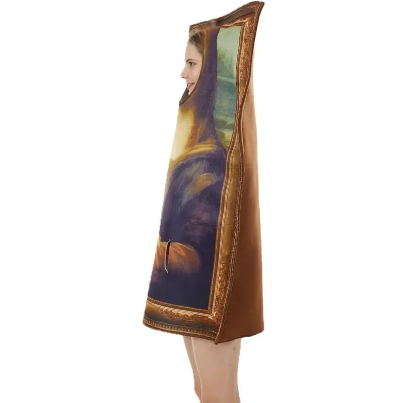 Cosplay Prop Painting - CyFamous Schilderijen Kostuum Mona Lisa Grappig