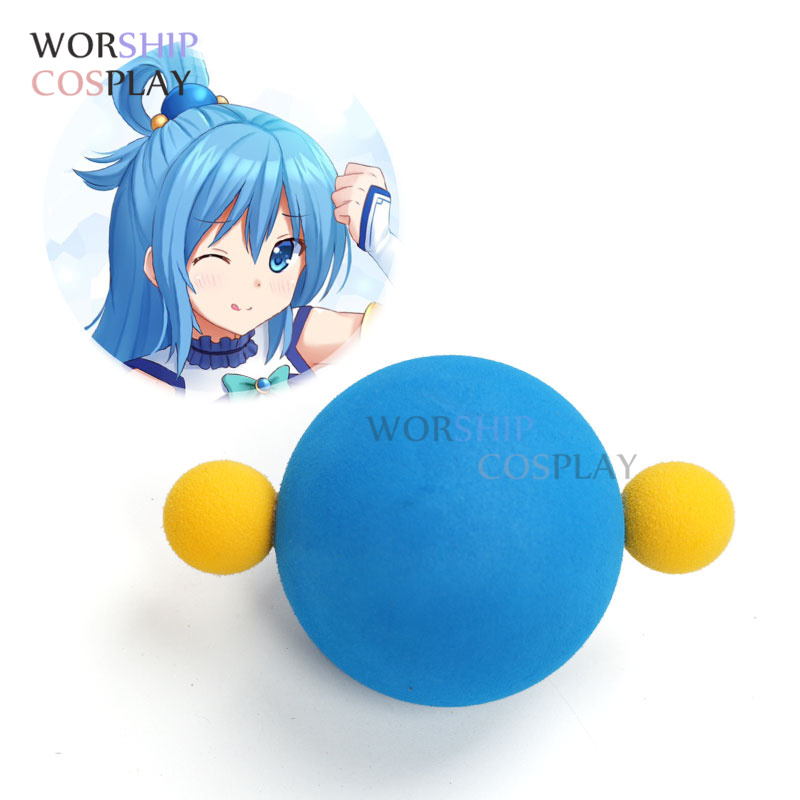 Cosplay Prop Foam - Aqua Cosplay Pruiken Schuim Blauw Geel