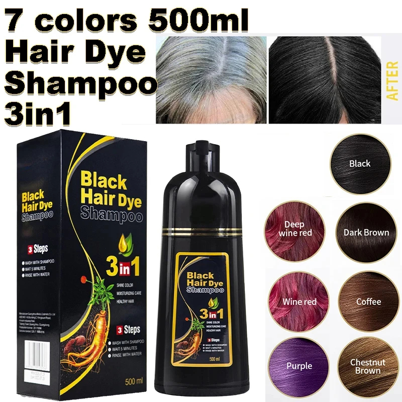 Hair Spray Color - 500 ml Haarkleur Dye Shampoo 3