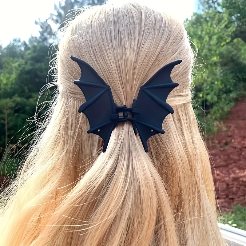 Cosplay Bat Prop - Gotische vleermuis haarclip Halloween matzwarte gotische