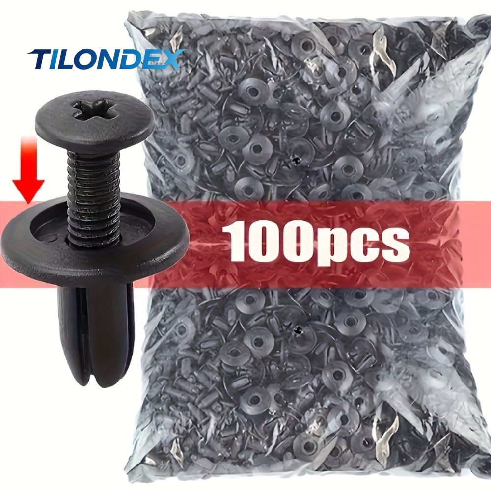 Snap Fastener Set - TILONDEX 100-delige auto-bevestigingsclips set, deur- en