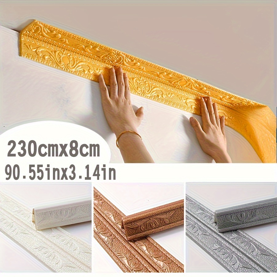 Craft Foam Roll - 230 cm schuim muurrandstripstickers kunnen in