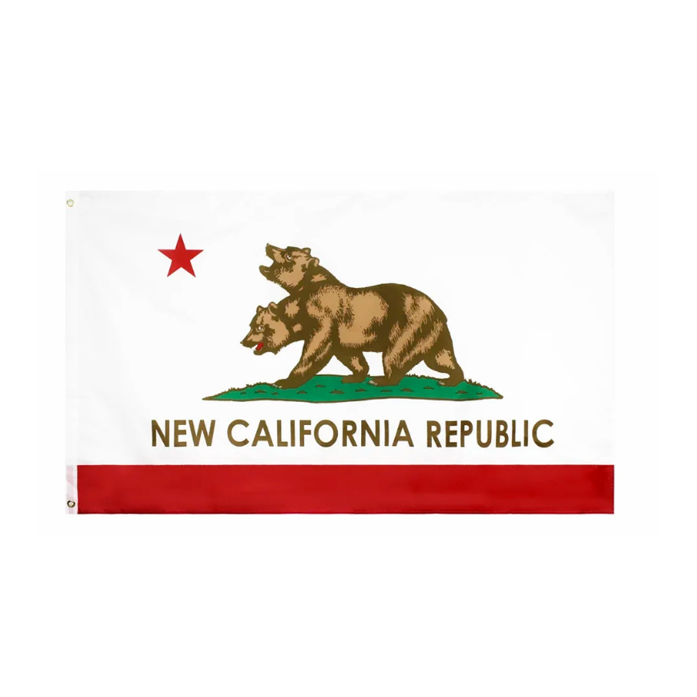 Fallout Cosplay Prop - Nieuwe vlag van Californië Republiek 3x5ft