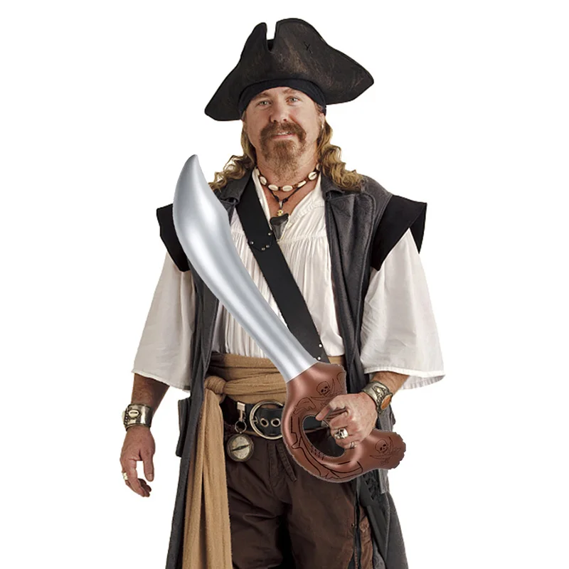 10 Stuks Opblaasbare Piraat Zw - Cosplay Prop Dagger recensie en prijs