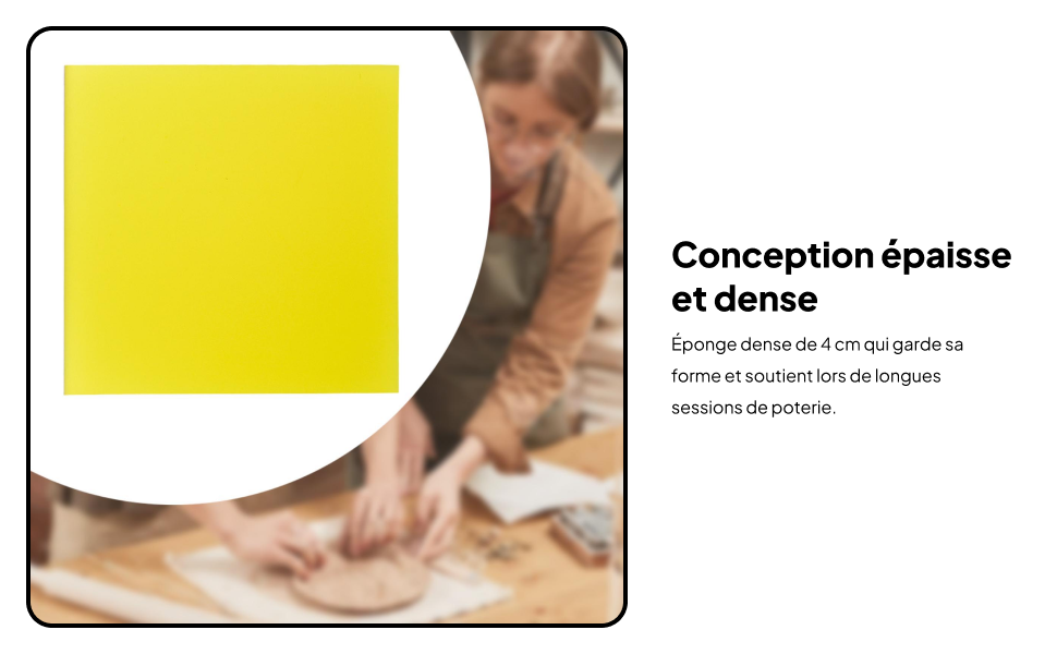 Dikke spons-pottery presspad,  - Foam Clay Sculpt recensie en prijs