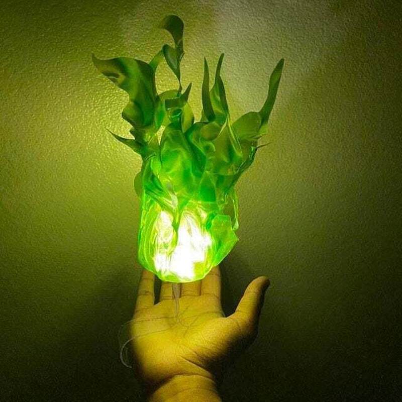 Drijvende vuurbal LED gloeiend - Cosplay Fireball Prop recensie en prijs