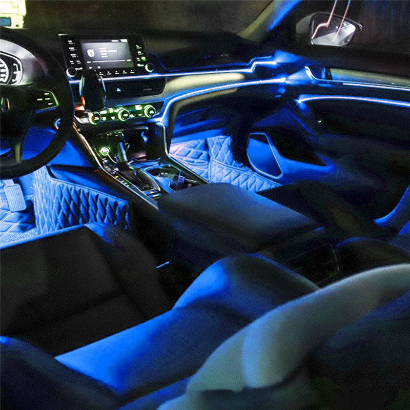 2M Auto-interieur LED stripver - Led El Wire recensie en prijs