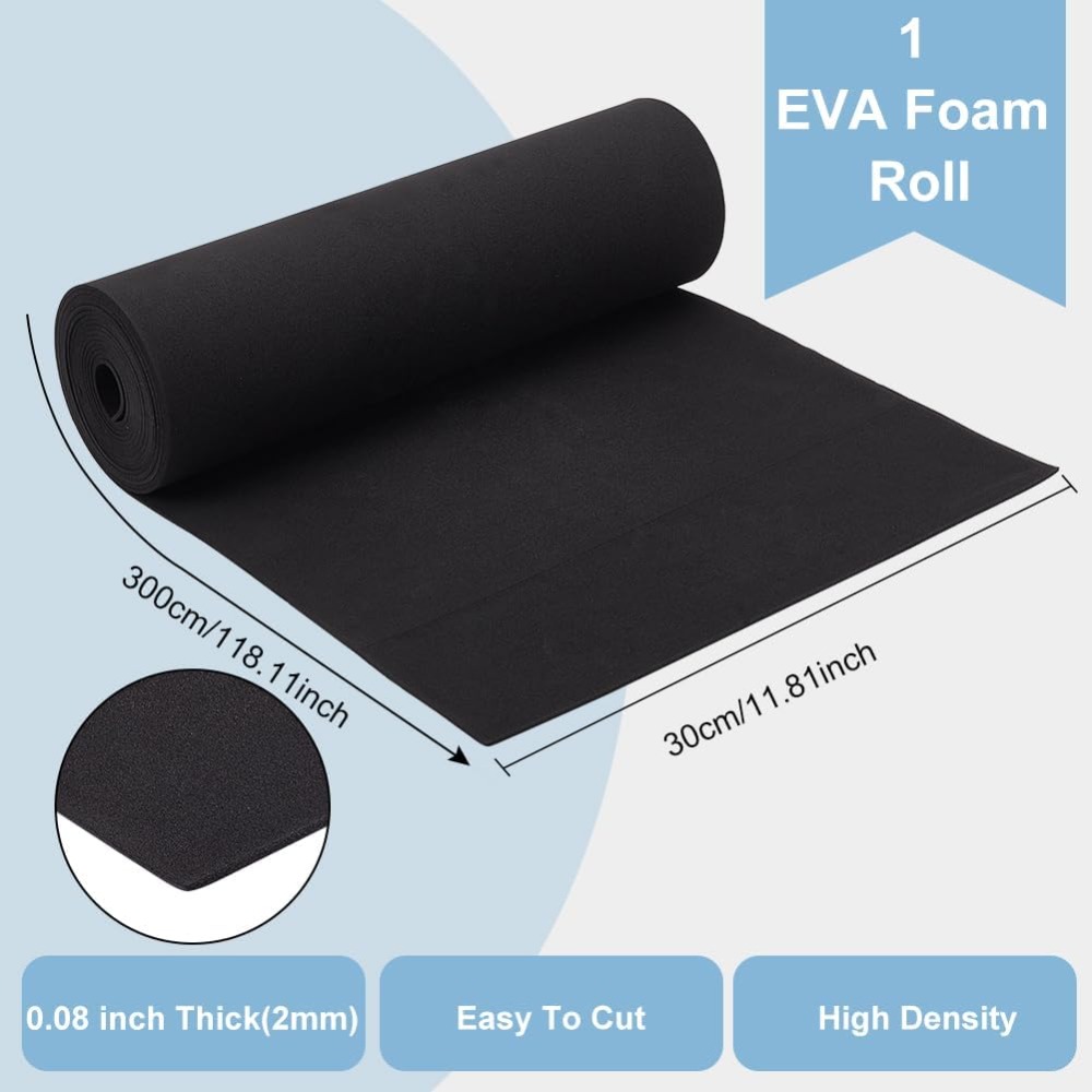 EVA Foam Craft Sheets Zwart 30 - Craft Foam Roll recensie en prijs