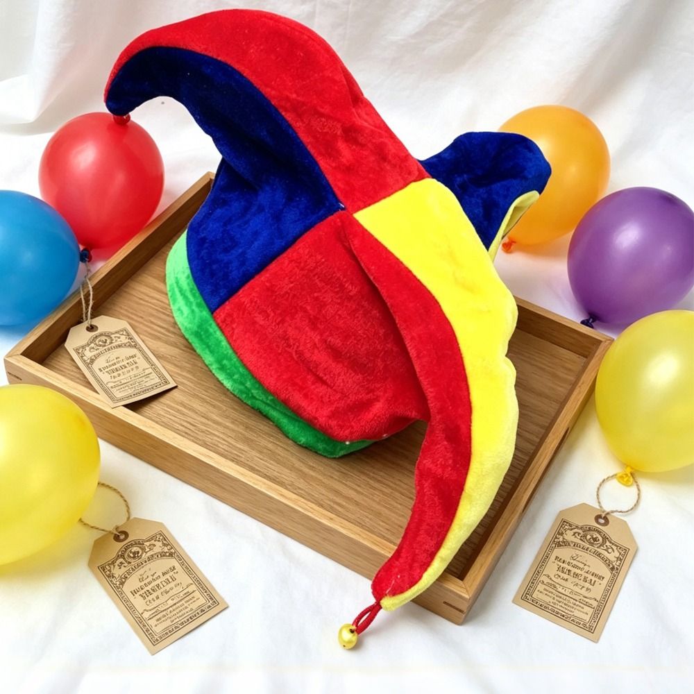 Cap Prop Veelkleurige Clownhoe - Cosplay Prop Designer recensie en prijs