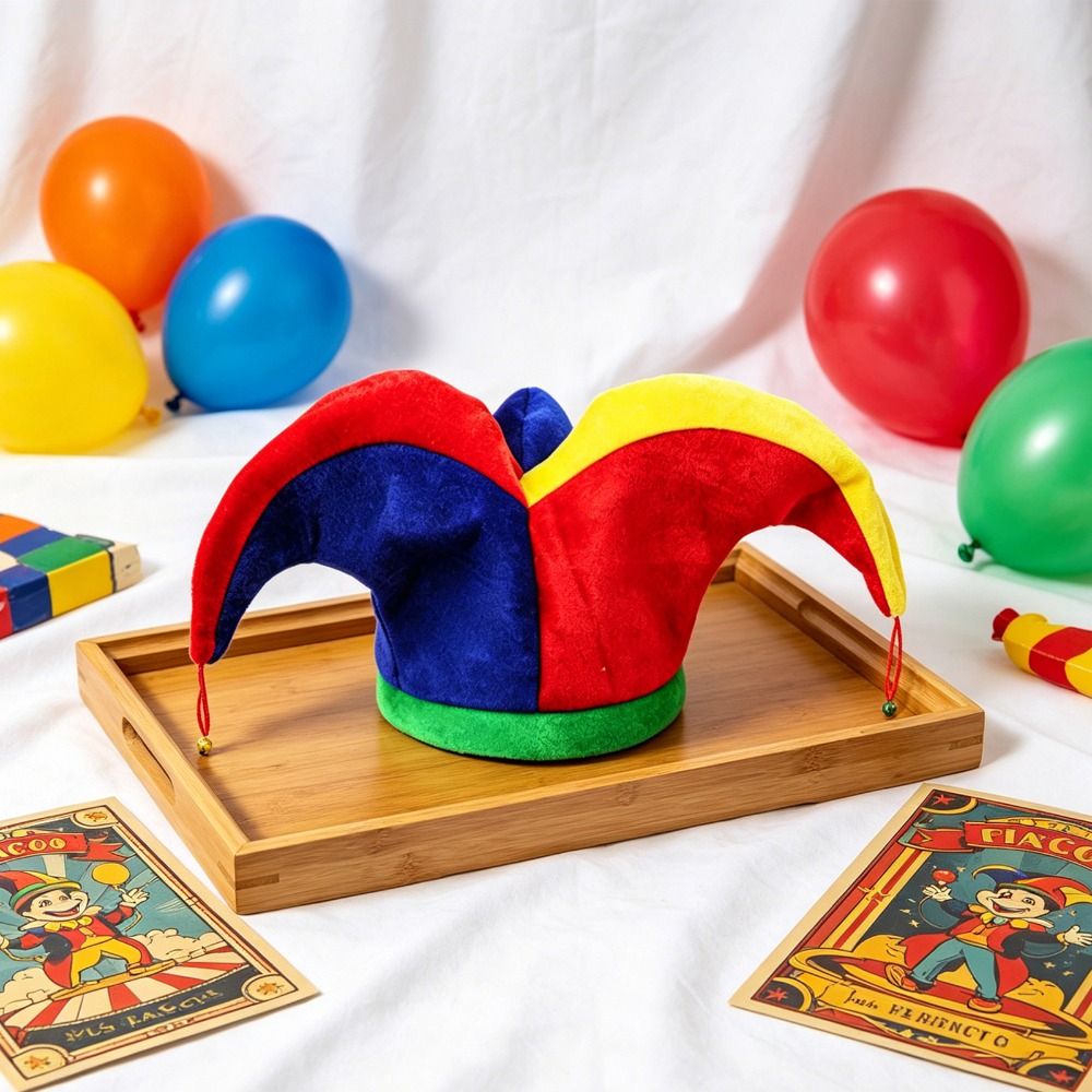 Cap Prop Veelkleurige Clownhoe - Cosplay Prop Designer recensie en prijs