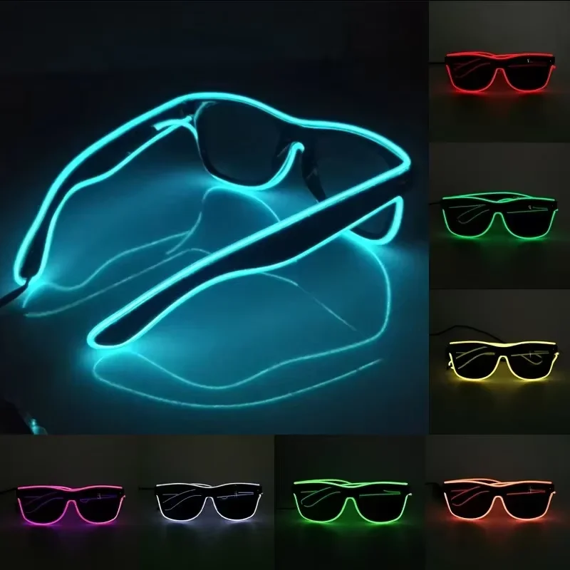 Neon LED-gloeiende zonnebril K - Led El Wire recensie en prijs