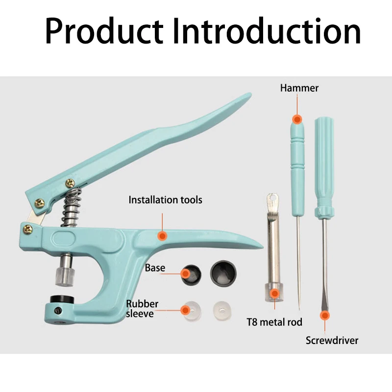 Nieuwe multifunctionele drukkn - Snap Fastener Set recensie en prijs