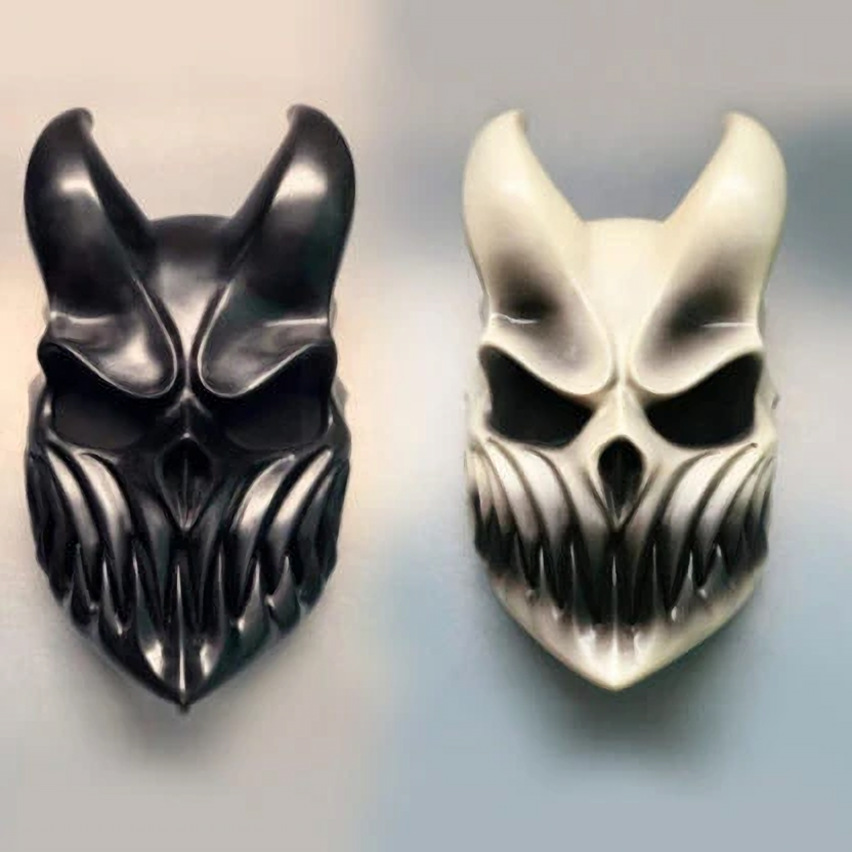 PVC-masker met beweegbare mond - Cosplay Prop Foam recensie en prijs