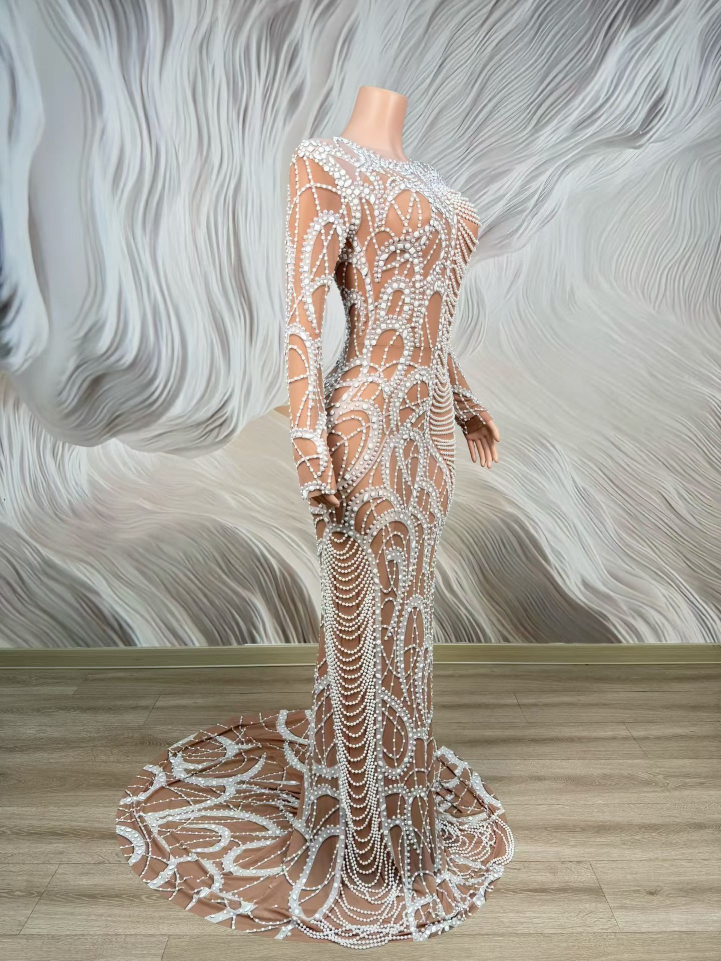 Luxe lange mouwen parels krist - Briar Cosplay Prop recensie en prijs