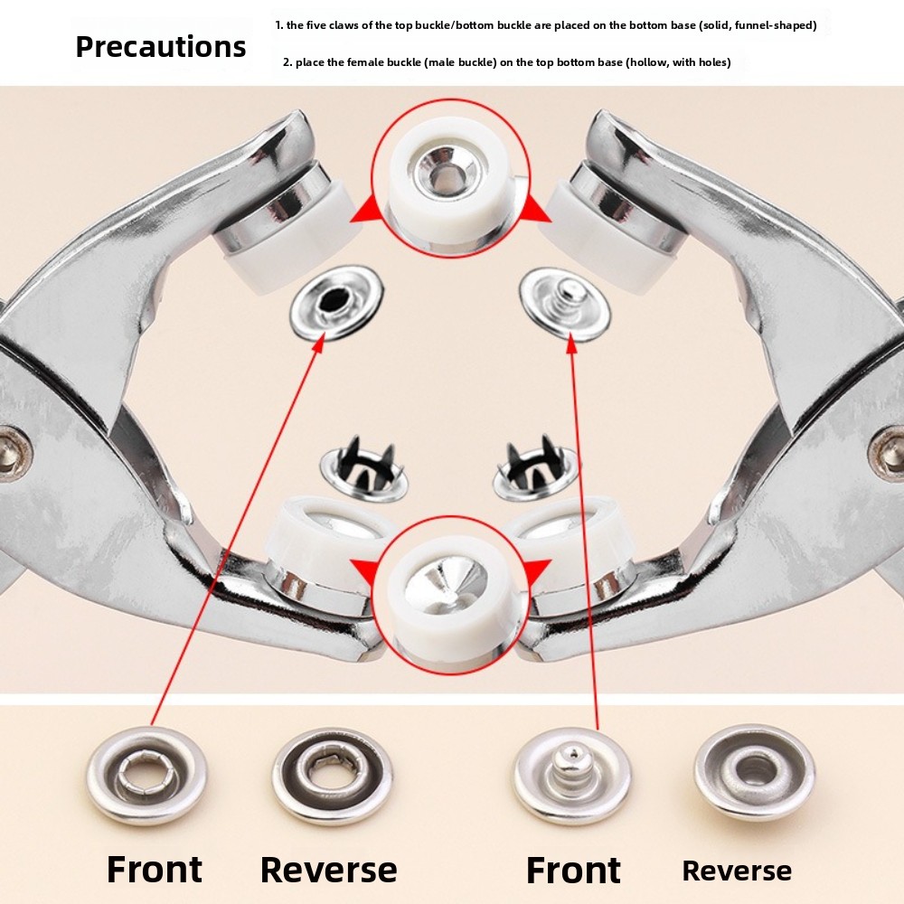 9,5 mm drukknop tangset met me - Snap Fastener Set recensie en prijs