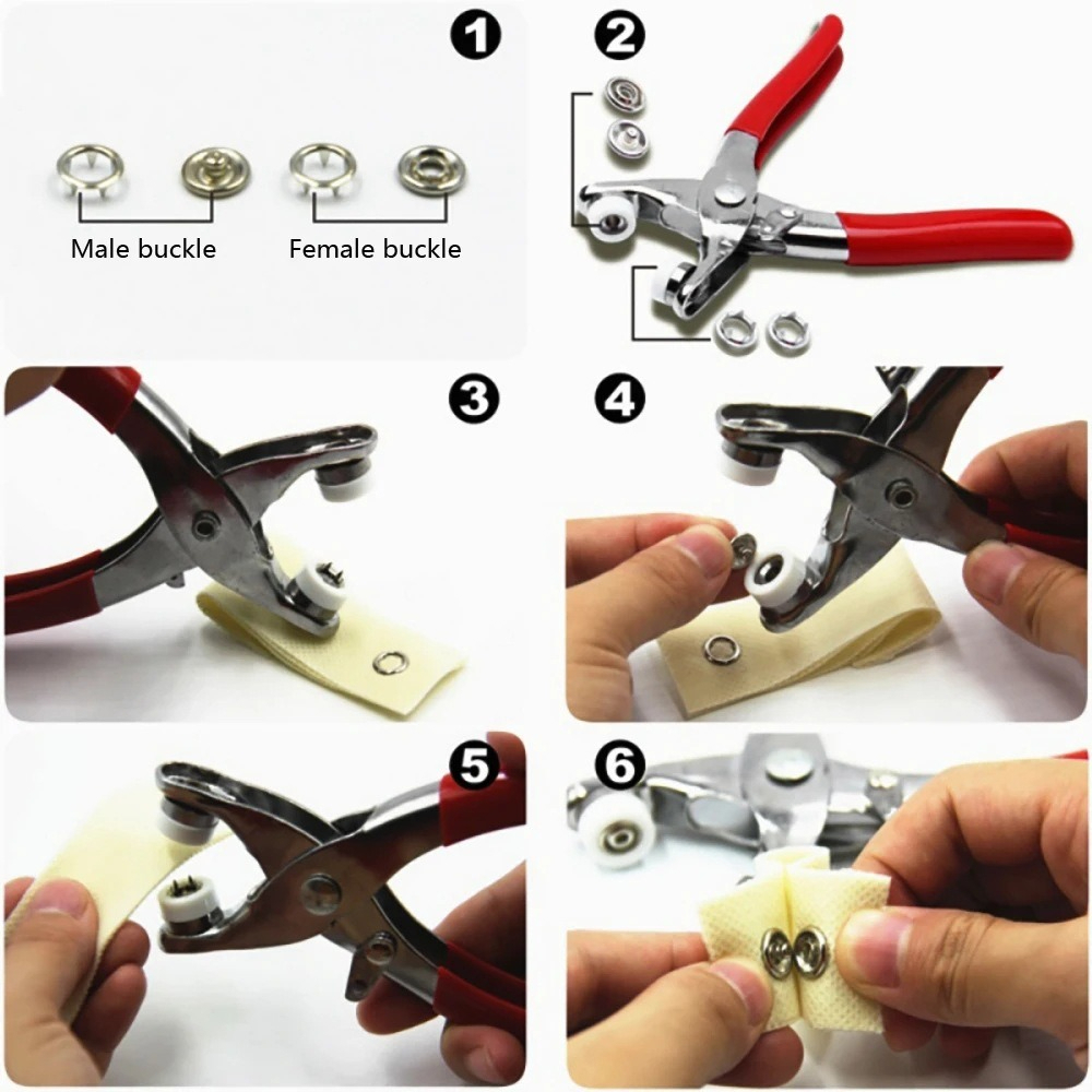 9,5 mm drukknop tangset met me - Snap Fastener Set recensie en prijs