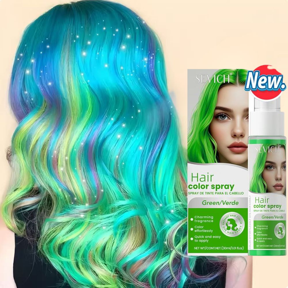 8-kleuren haarkleur spray wegw - Hair Spray Color recensie en prijs