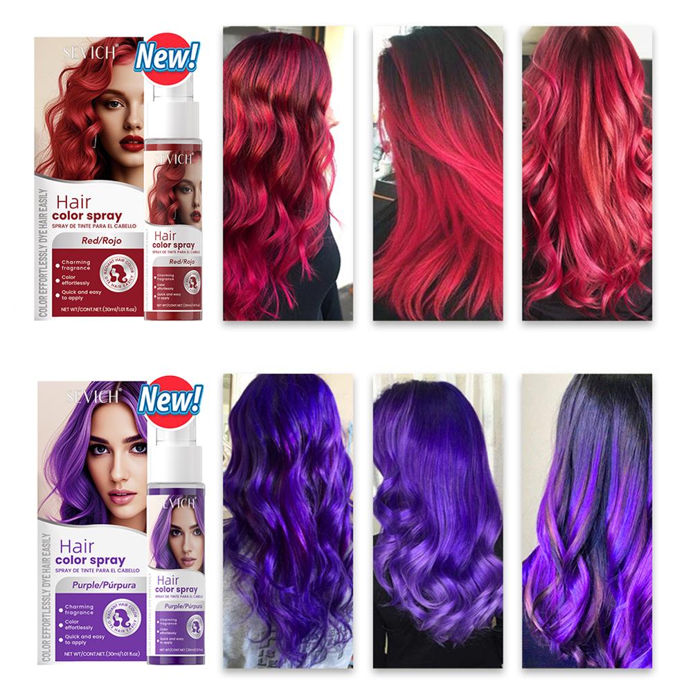 8-kleuren haarkleur spray wegw - Hair Spray Color recensie en prijs