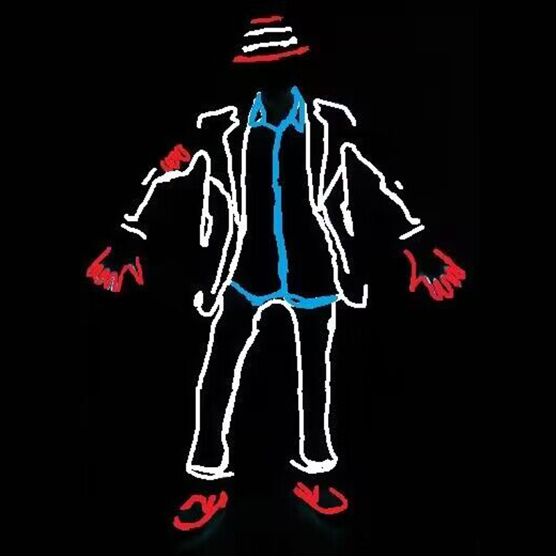 EL Wire Gloeiende Jazzdanskost - Led El Wire recensie en prijs