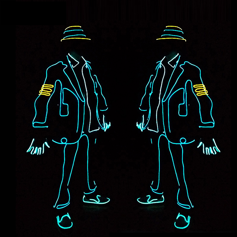 EL Wire Gloeiende Jazzdanskost - Led El Wire recensie en prijs