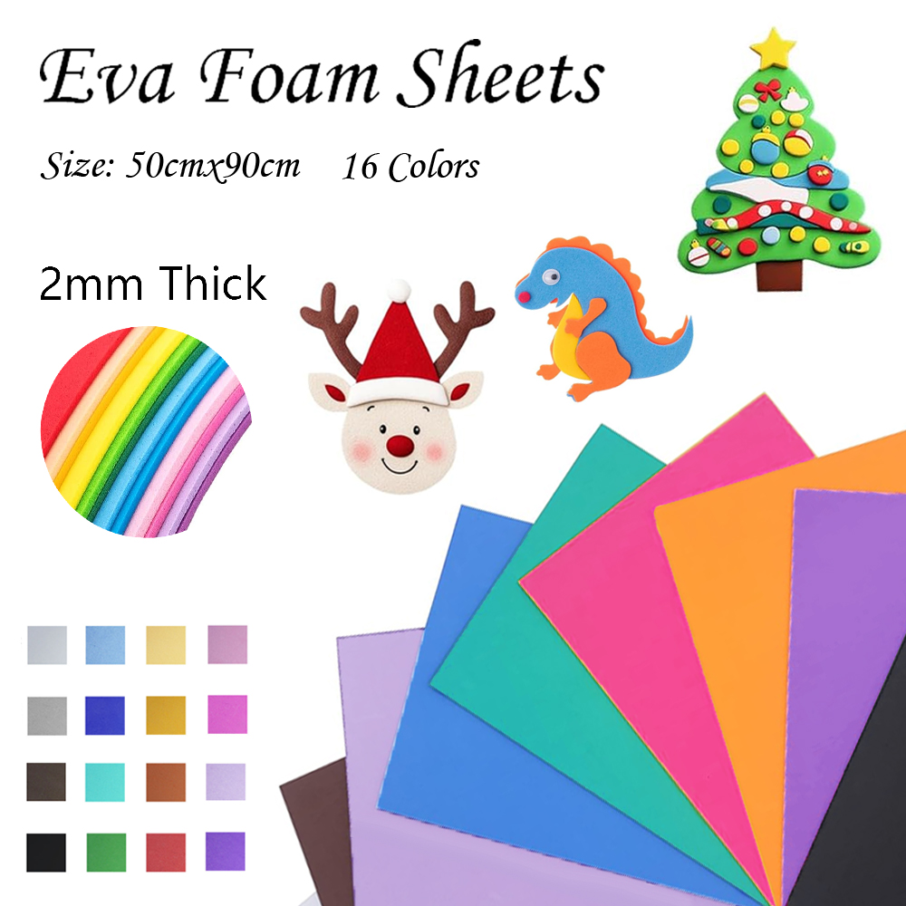 16 kleuren Kleurrijke EVA Foam - Cosplay Props Eva Foam recensie en prijs