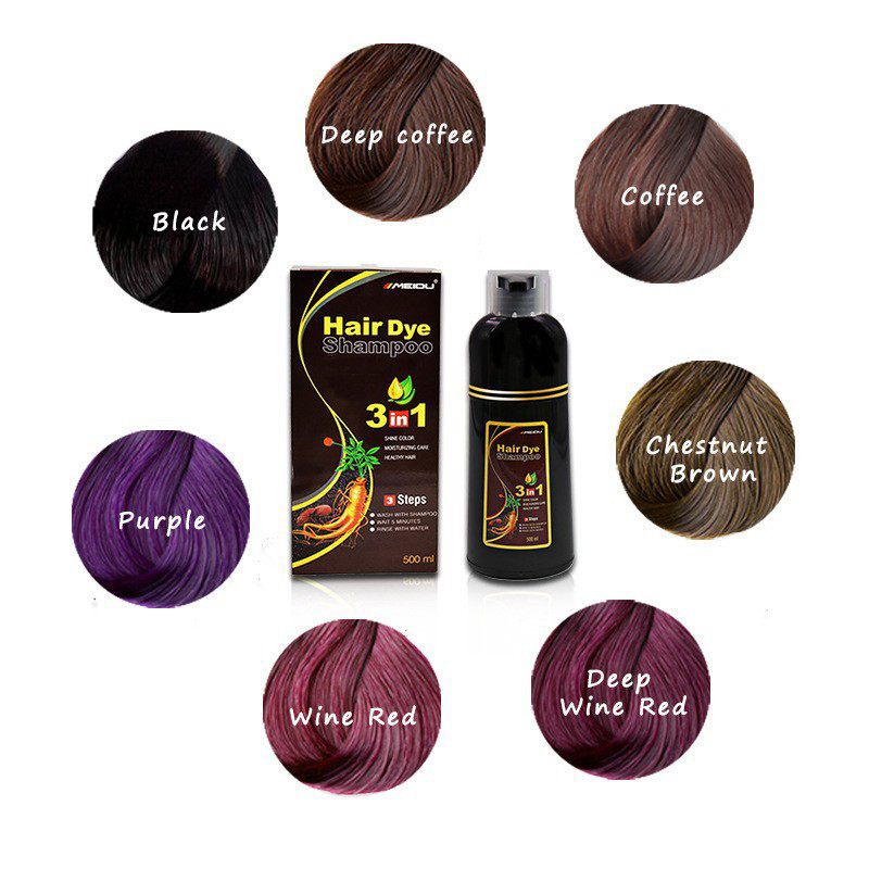500 ml Haarkleur Dye Shampoo 3 - Hair Spray Color recensie en prijs