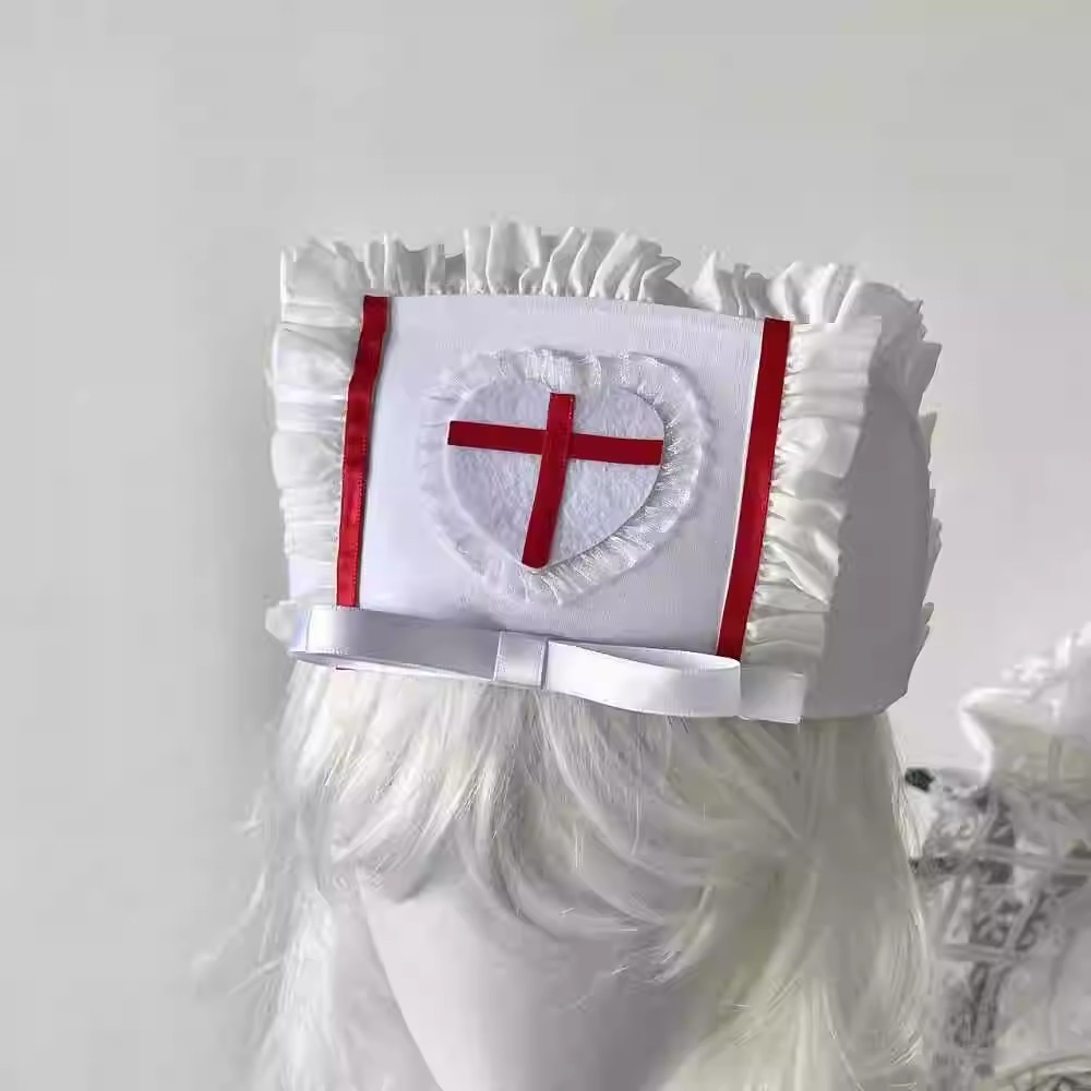 Cosplay verpleegster cap hoed  - Cosplay Prop Bow recensie en prijs