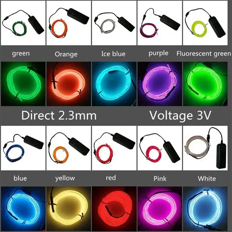 1M/3M/5M Flexibele Neon Licht  - Led El Wire recensie en prijs