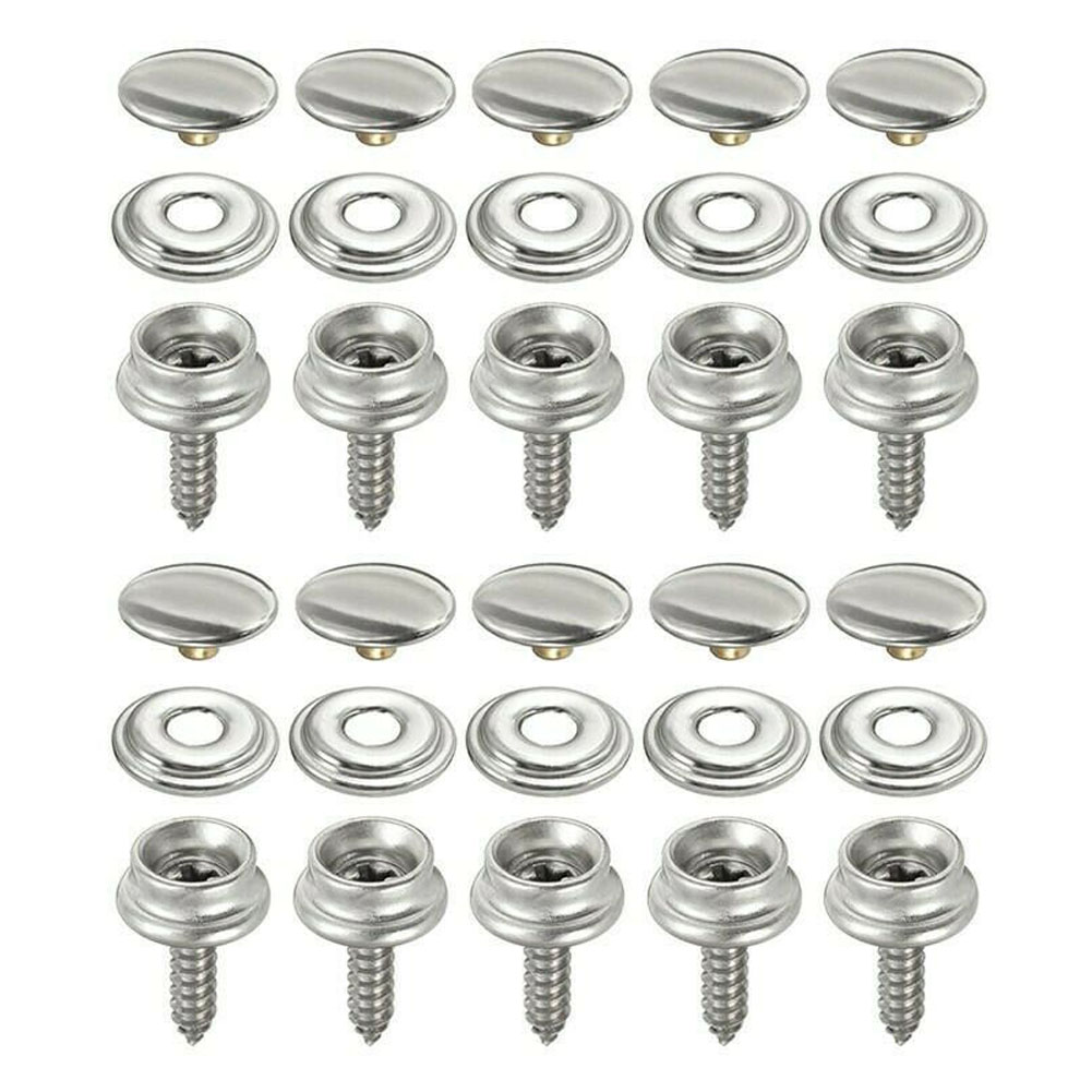 30 Stuks Snap Fastener Roestvr - Snap Fastener Set recensie en prijs