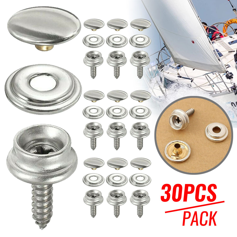 30 Stuks Snap Fastener Roestvr - Snap Fastener Set recensie en prijs