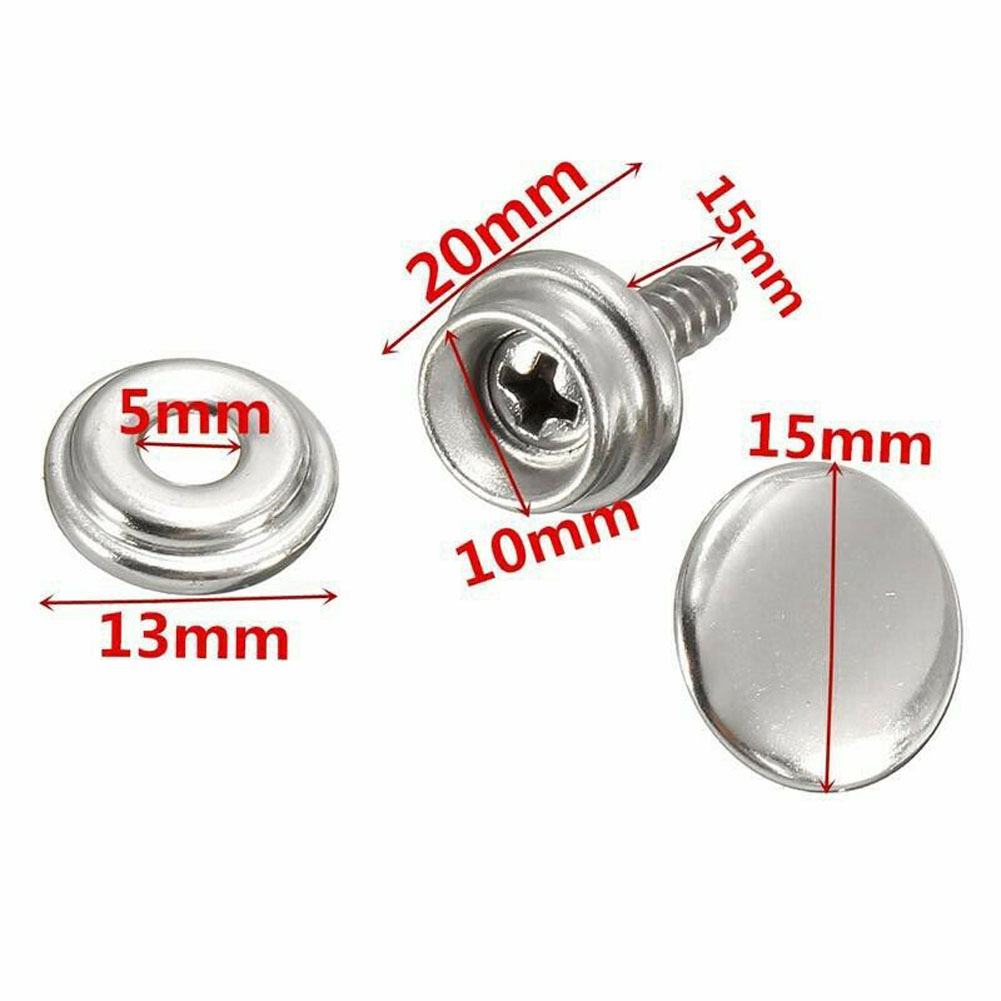 30 Stuks Snap Fastener Roestvr - Snap Fastener Set recensie en prijs