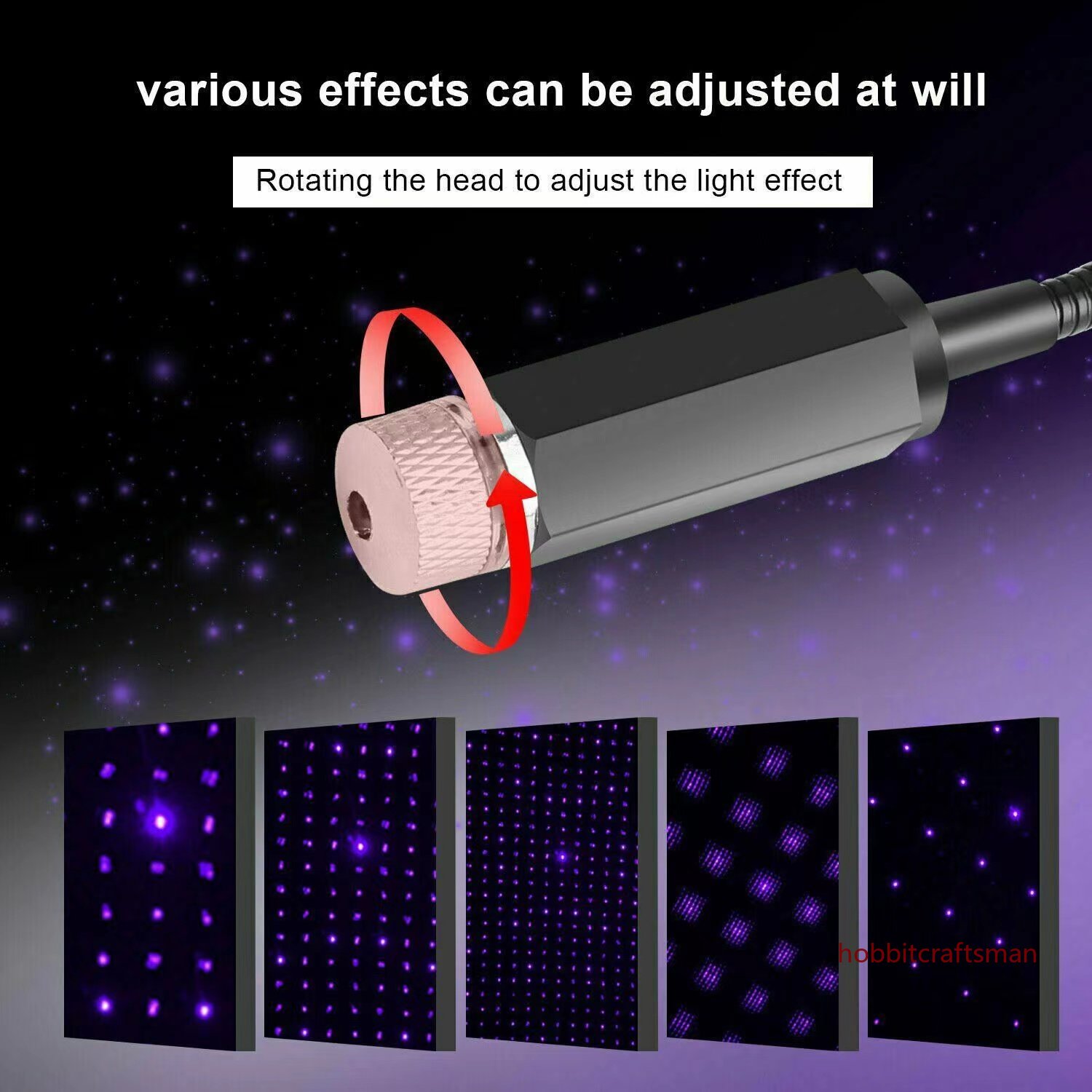 Mini LED Autodak Ster Nachtlam - Led El Wire recensie en prijs