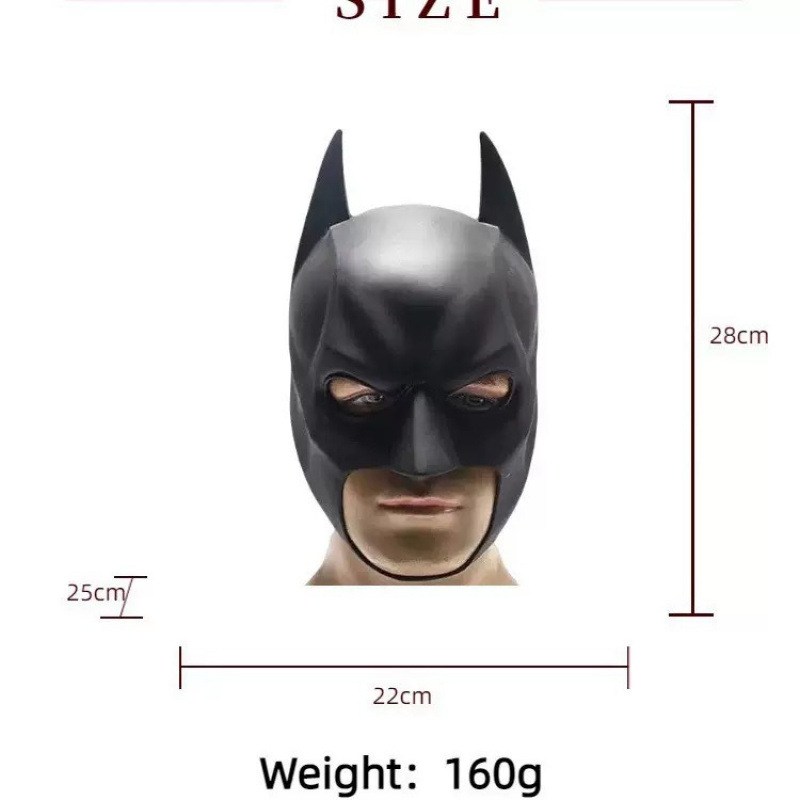 Latexmasker voor heren en dame - Cosplay Bat Prop recensie en prijs